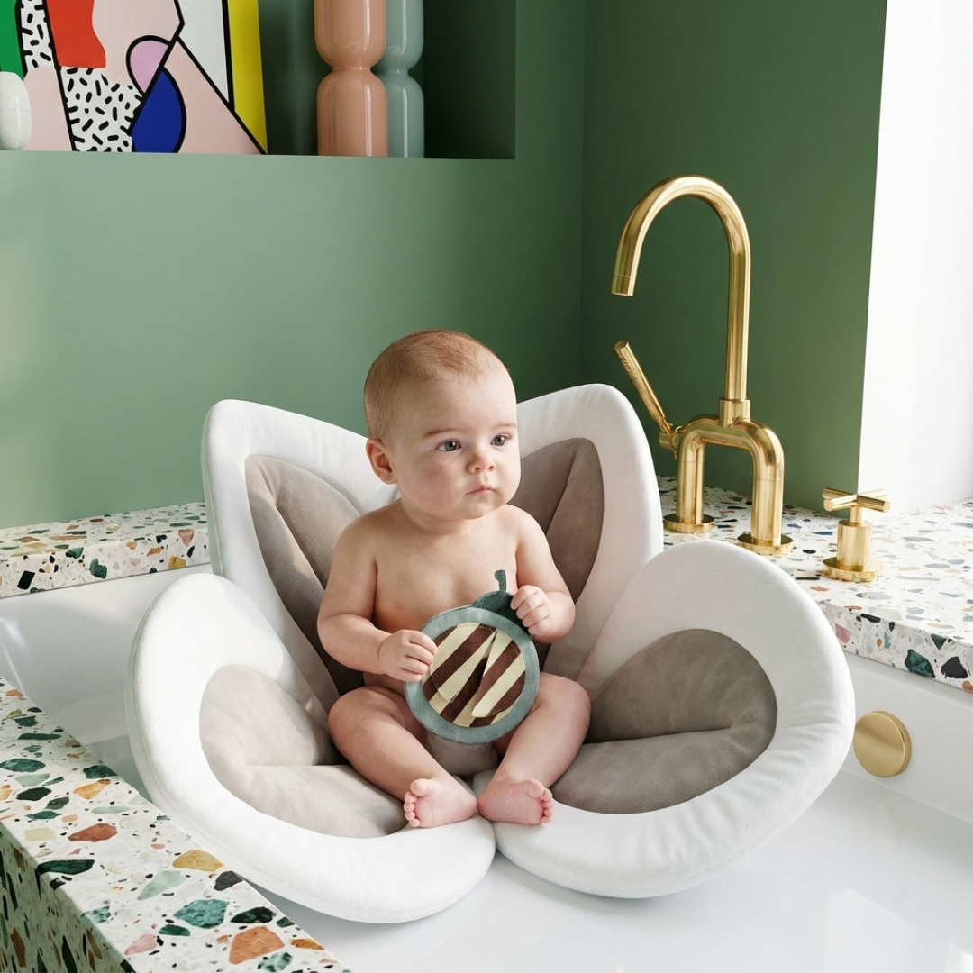 Foldable Petal Baby Bath Mat
