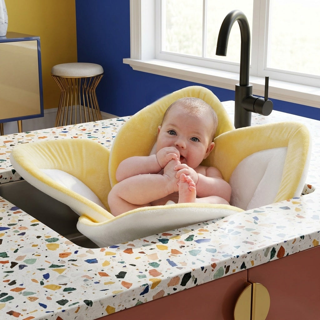 Foldable Petal Baby Bath Mat
