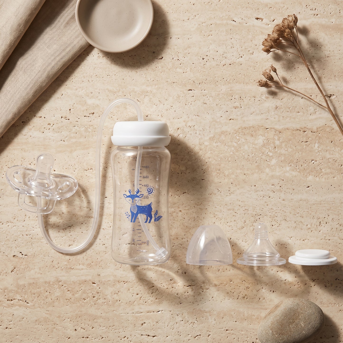 Little Manta Fawn Hands Free Bottle