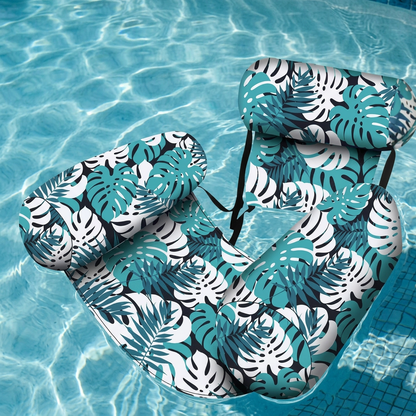 Inflatable Pool Hammock with Backrest