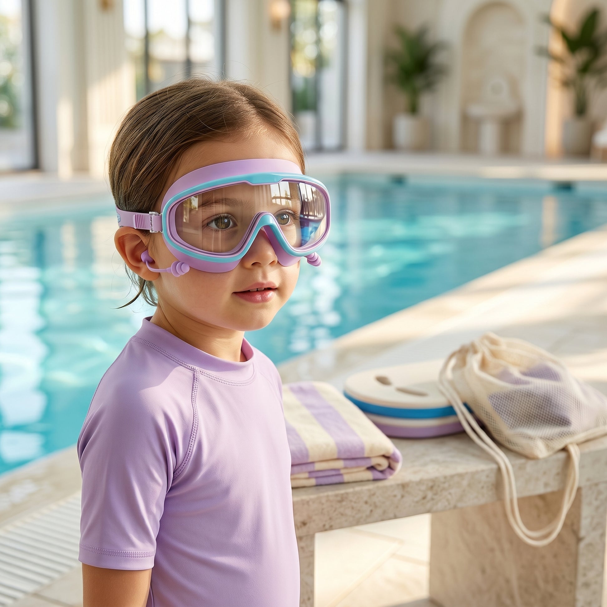 Kids Anti-Fog Swimming Goggles UV Protection