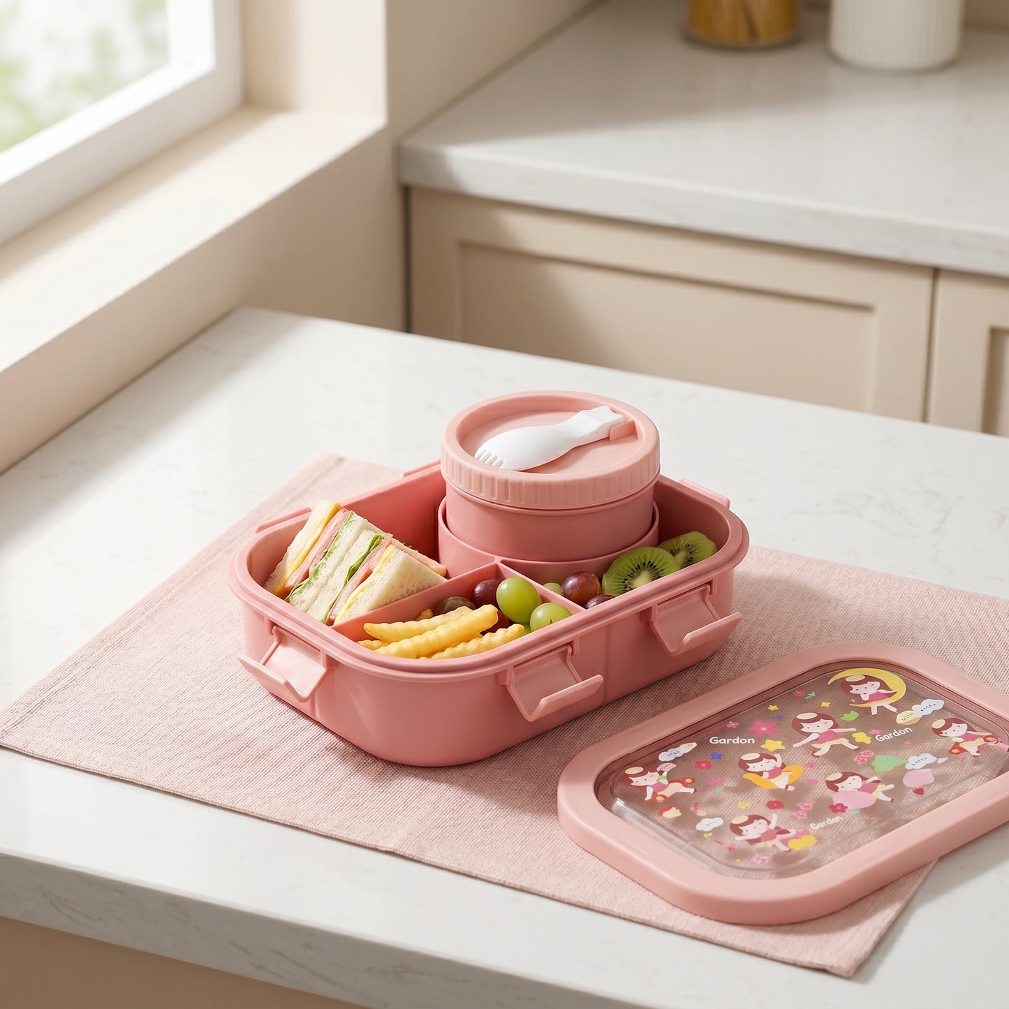 Kids Bento Leak Proof Lunch Box