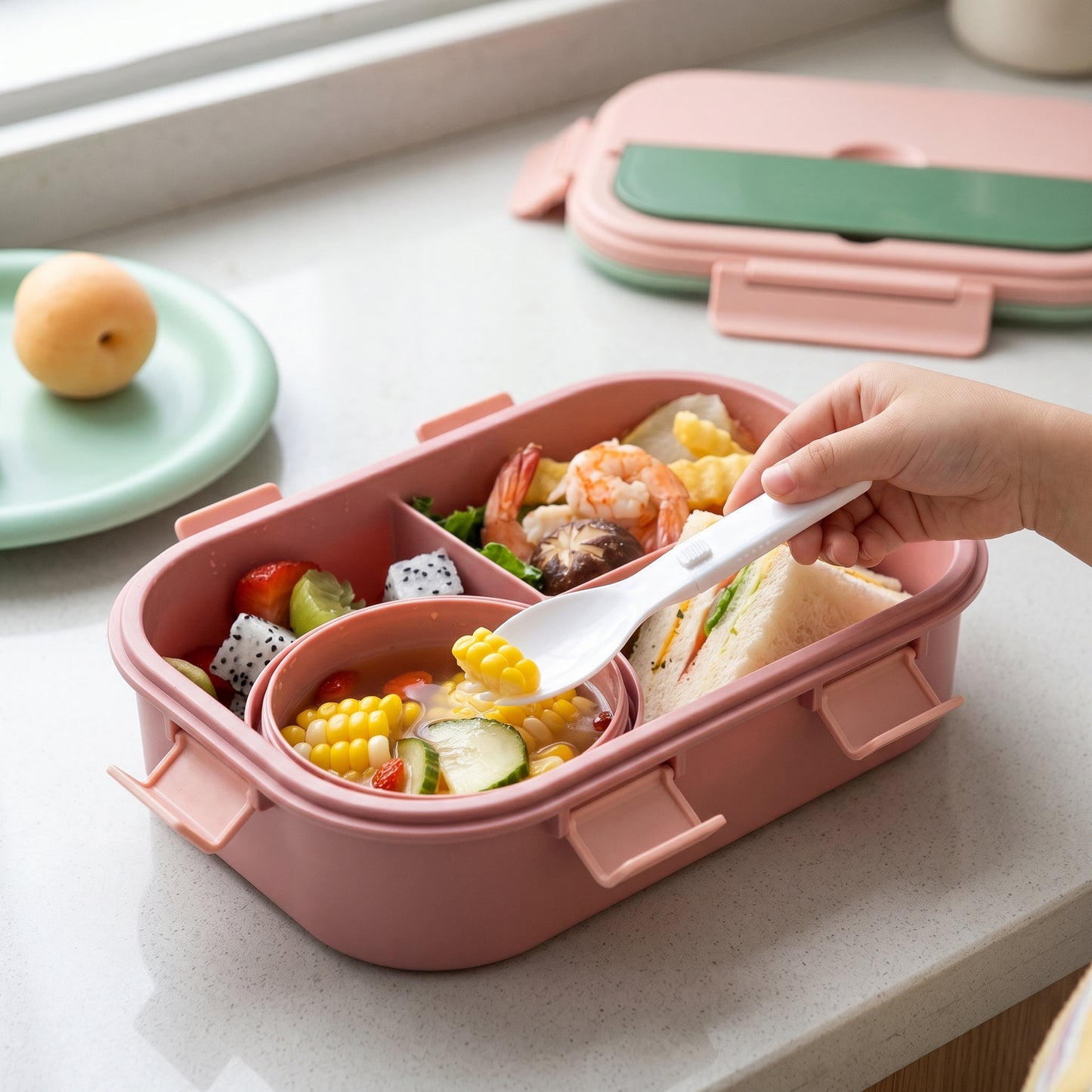 Kids Bento Leak Proof Lunch Box