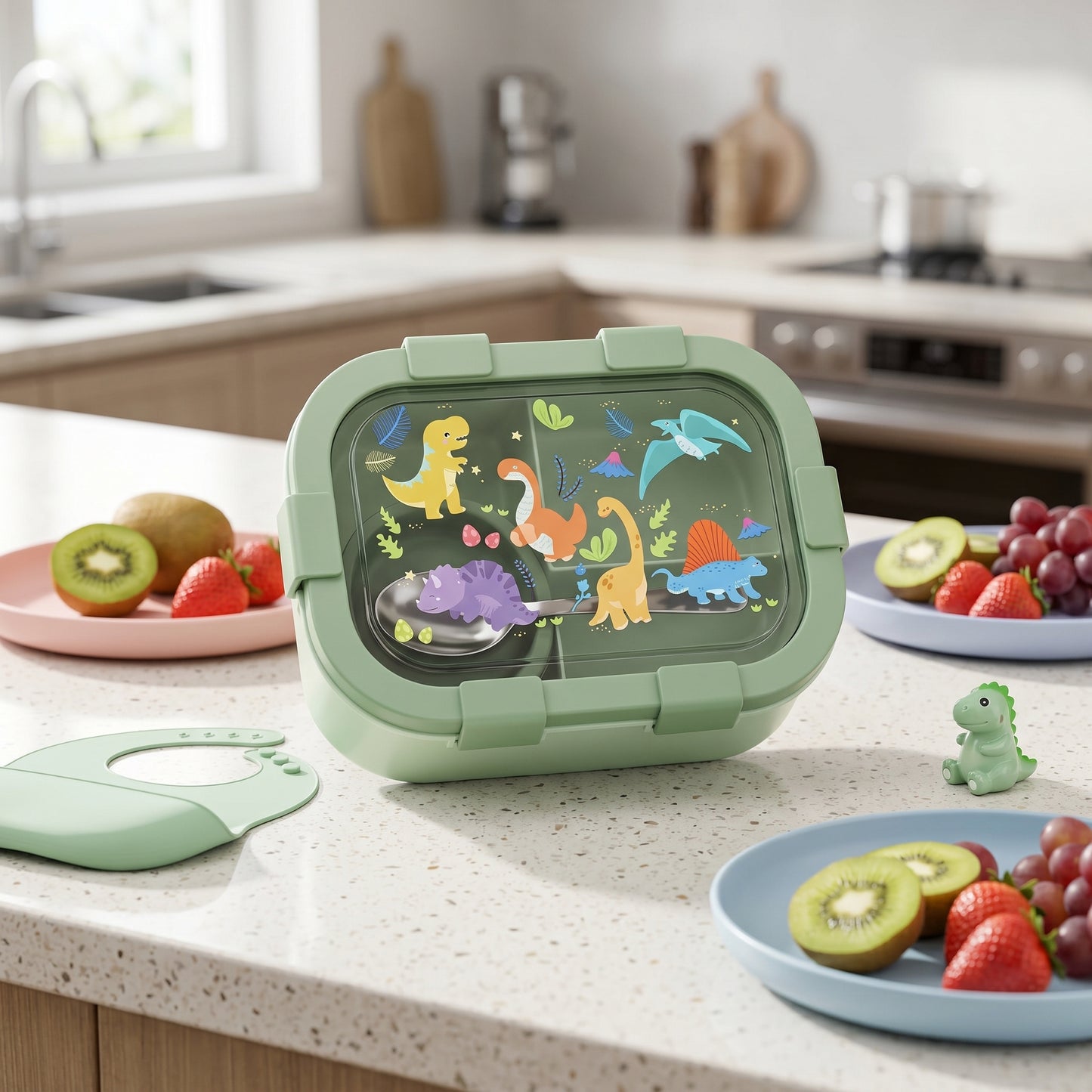 Kids Bento Leak Proof Lunch Box