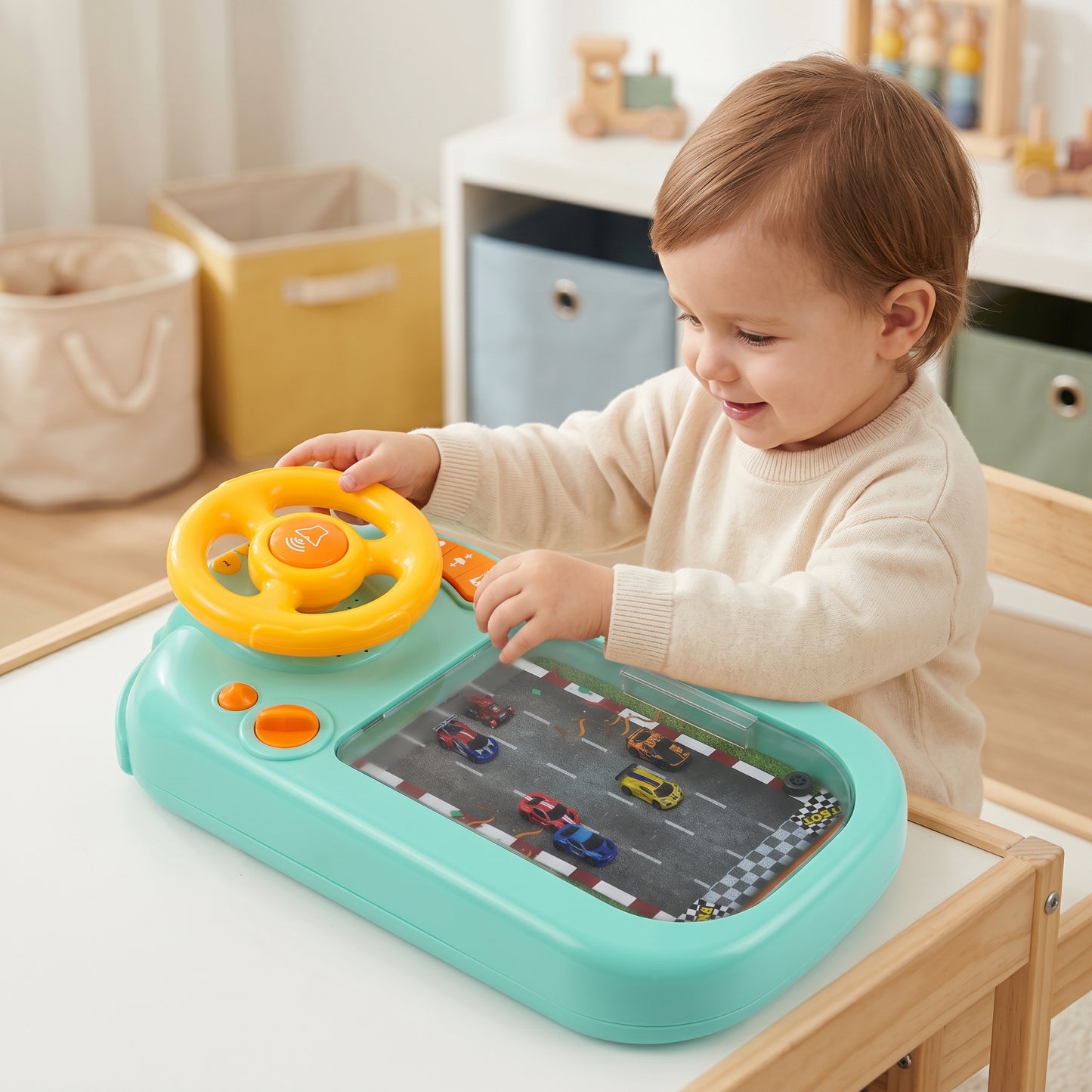 Kids Driving Steering Wheel Toy