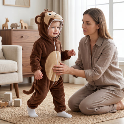 Little Manta Animal Fleece Onesie