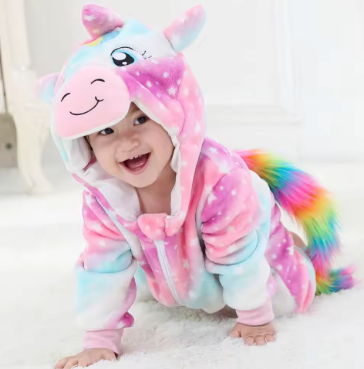 Little Manta Animal Fleece Onesie