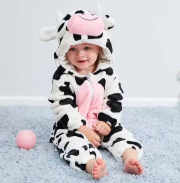 Little Manta Animal Fleece Onesie