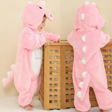 Little Manta Animal Fleece Onesie