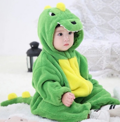 Little Manta Animal Fleece Onesie