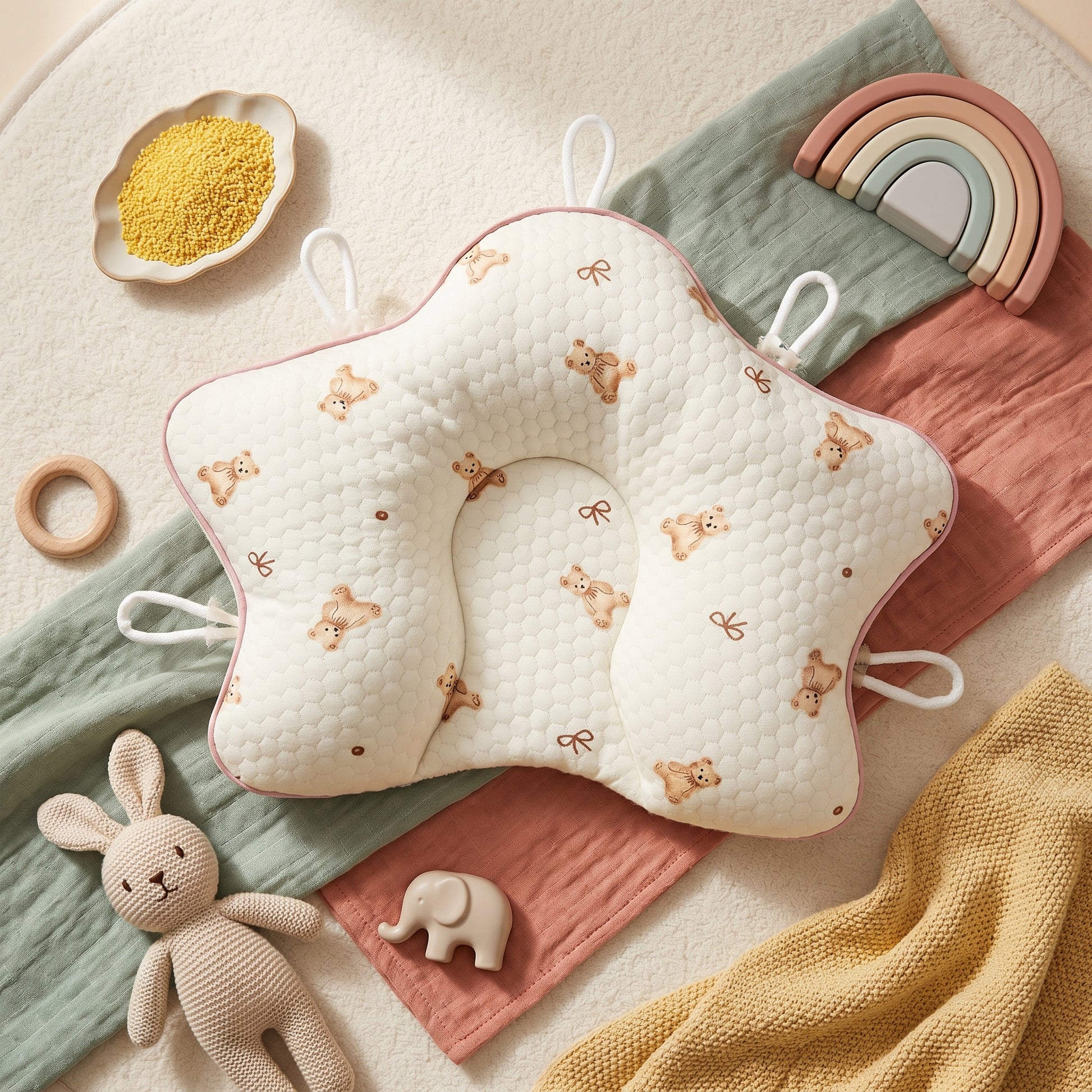 Little Manta Anti-Flat Head Baby Pillow