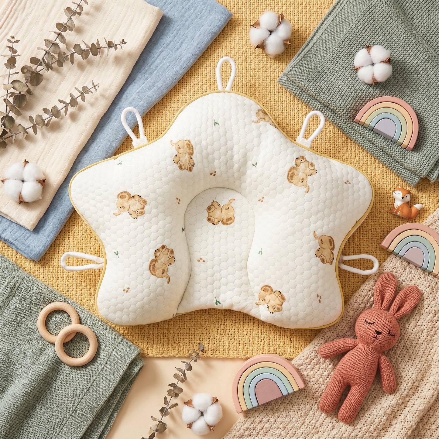 Little Manta Anti-Flat Head Baby Pillow