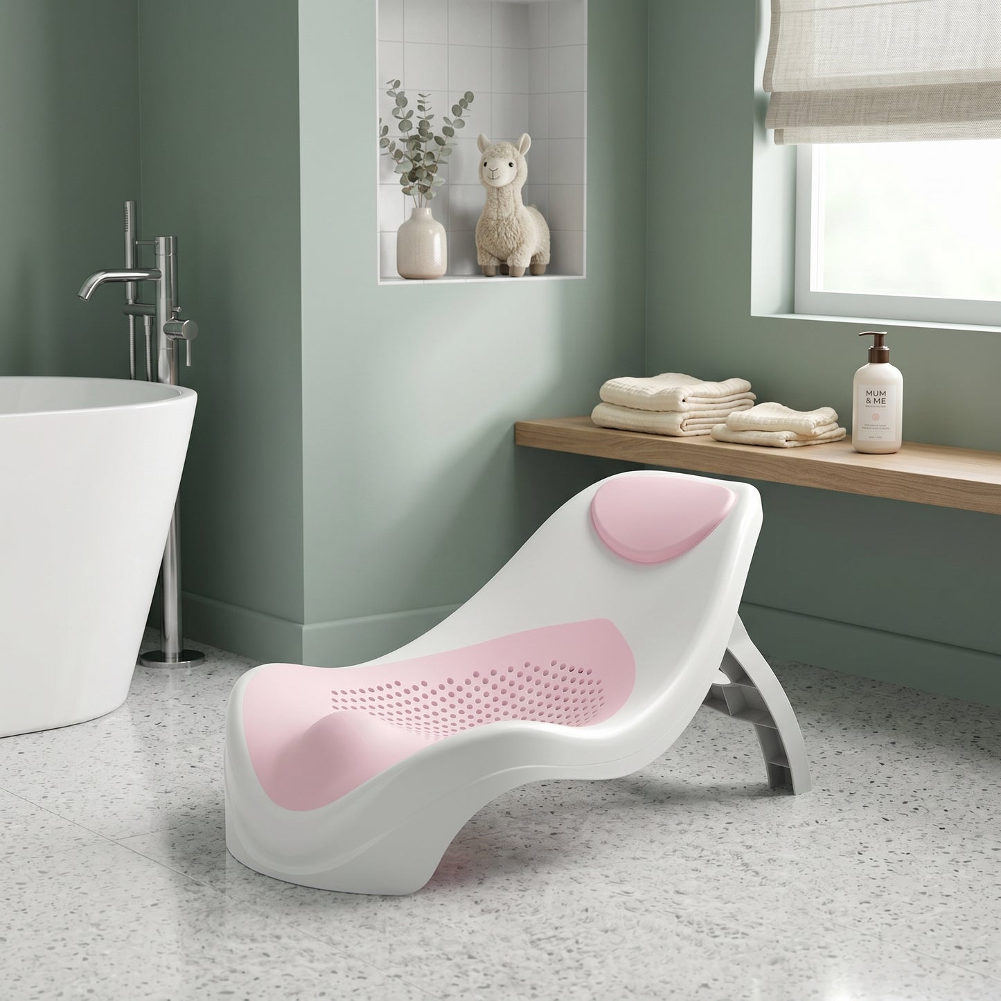 Little Manta Anti Slip Bathtub Reducer