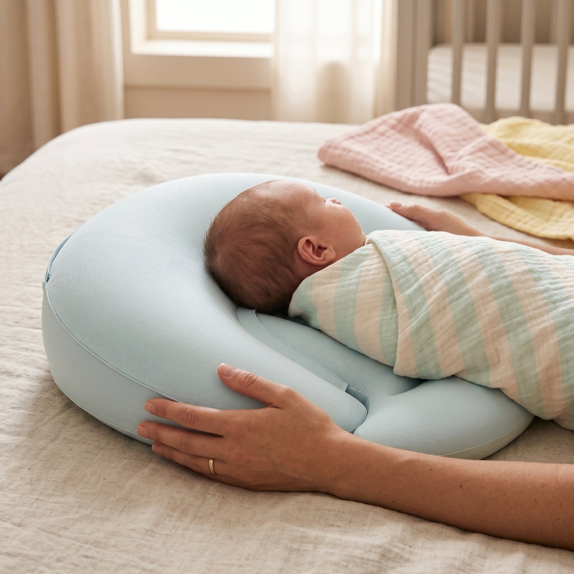 Little Manta Anti-Spit Nursing Slope Pillow