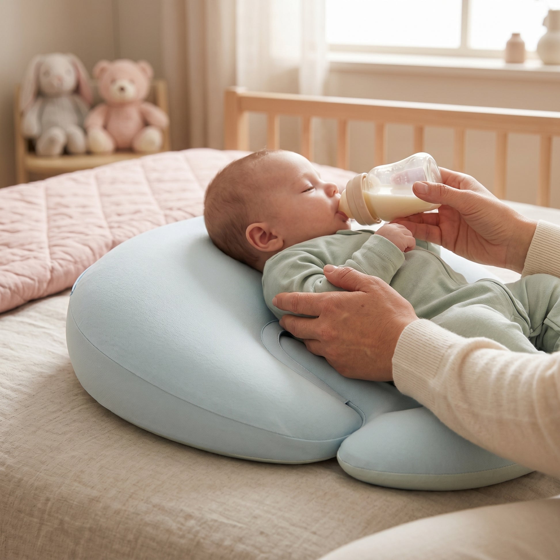 Little Manta Anti-Spit Nursing Slope Pillow
