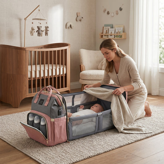 Little Manta Baby Crib Backpack Bed