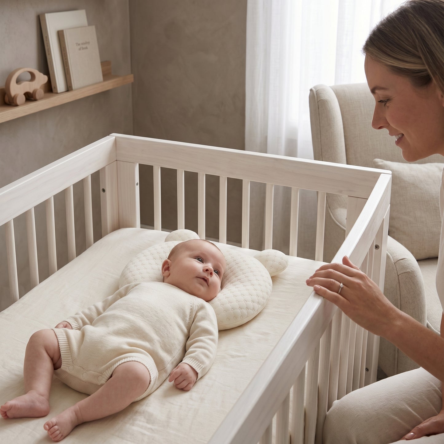 Little Manta Baby Flat Head Pillow