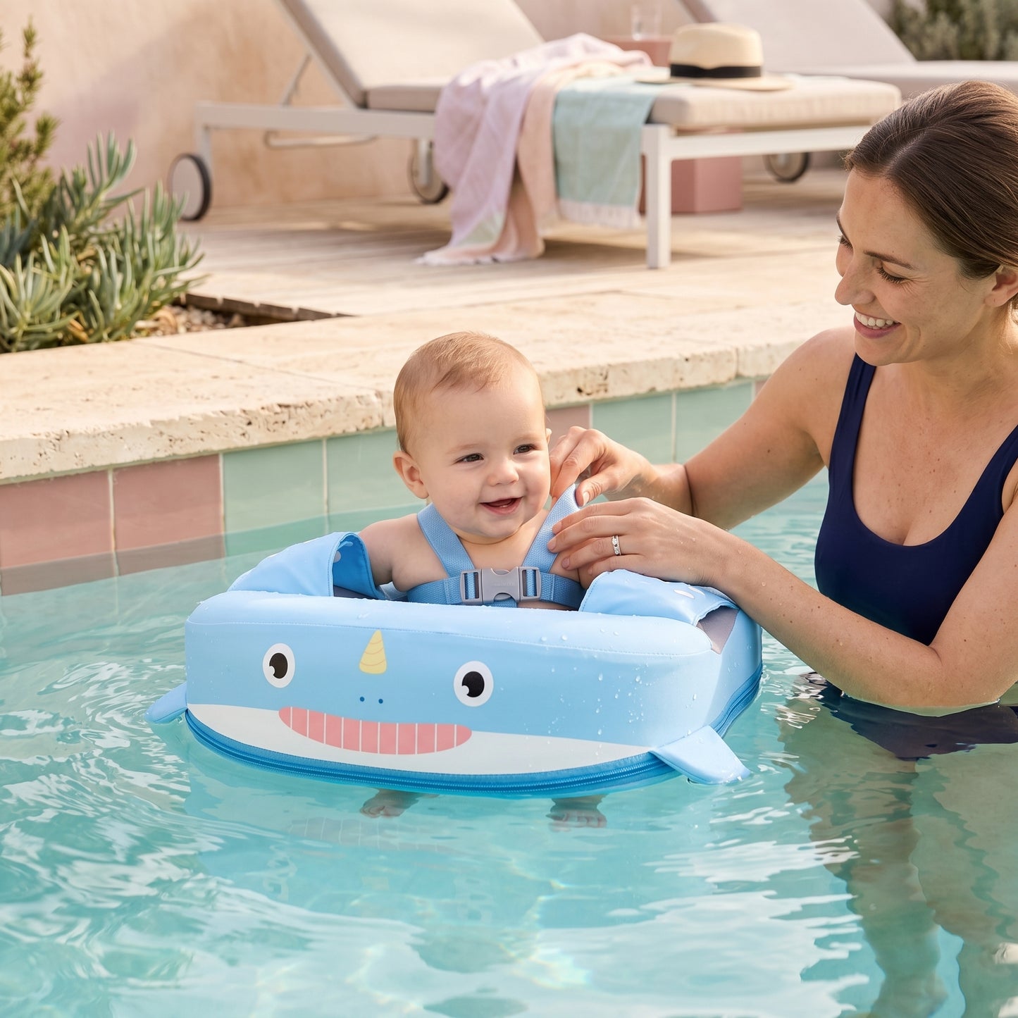 Little Manta Baby Swimming Neck Float