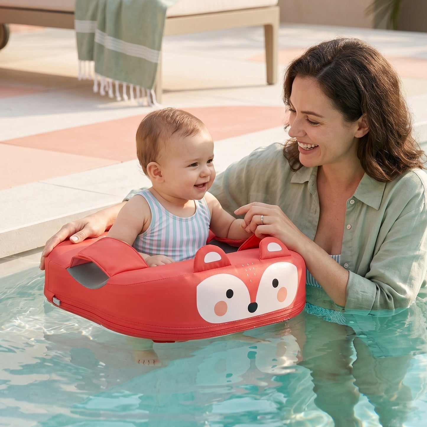 Little Manta Baby Swimming Neck Float