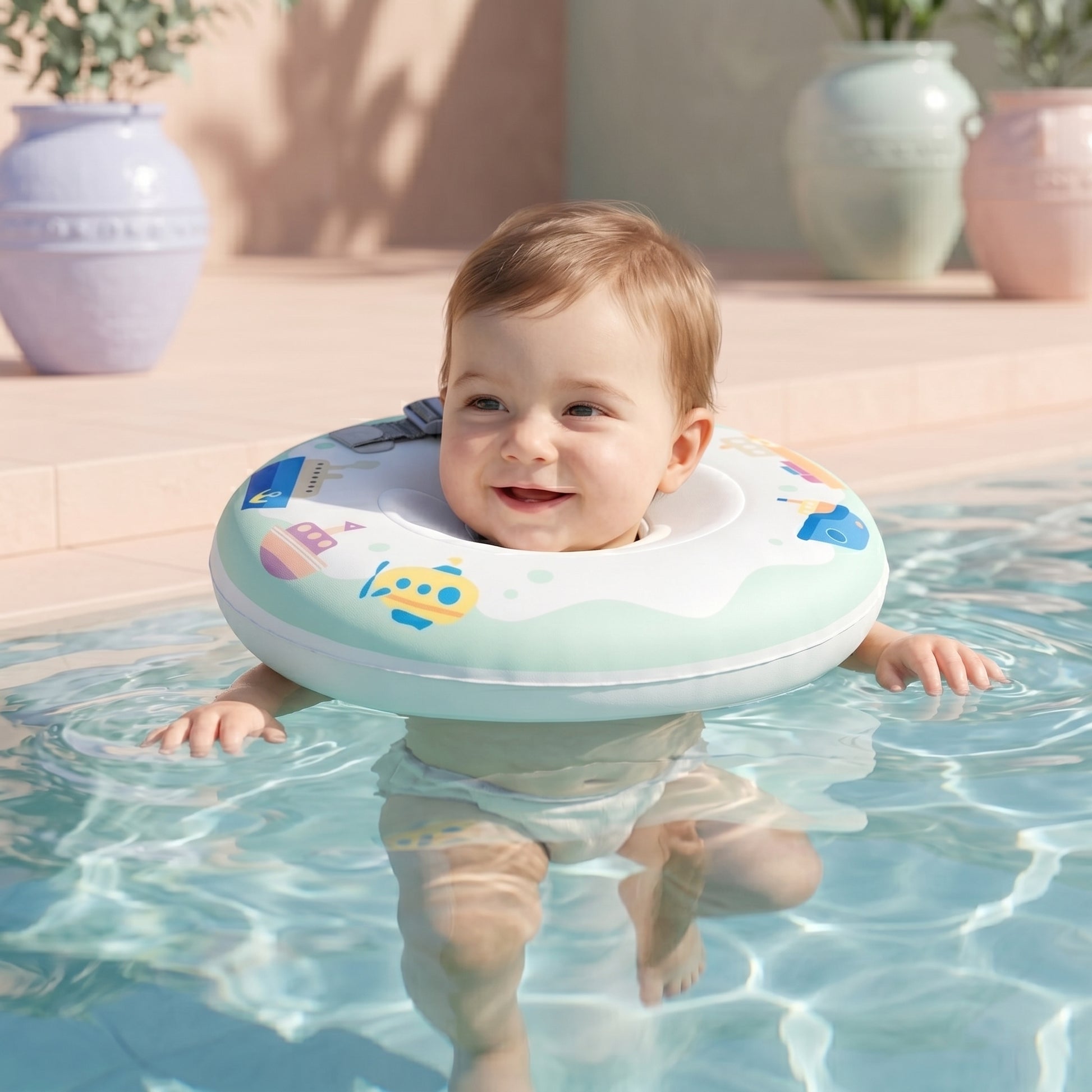 Little Manta Baby Swimming Neck Float