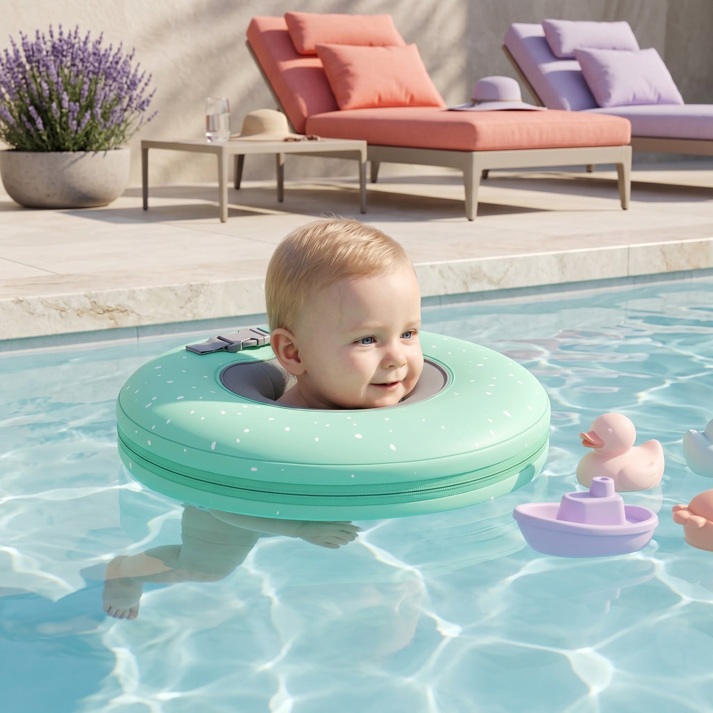 Little Manta Baby Swimming Neck Float