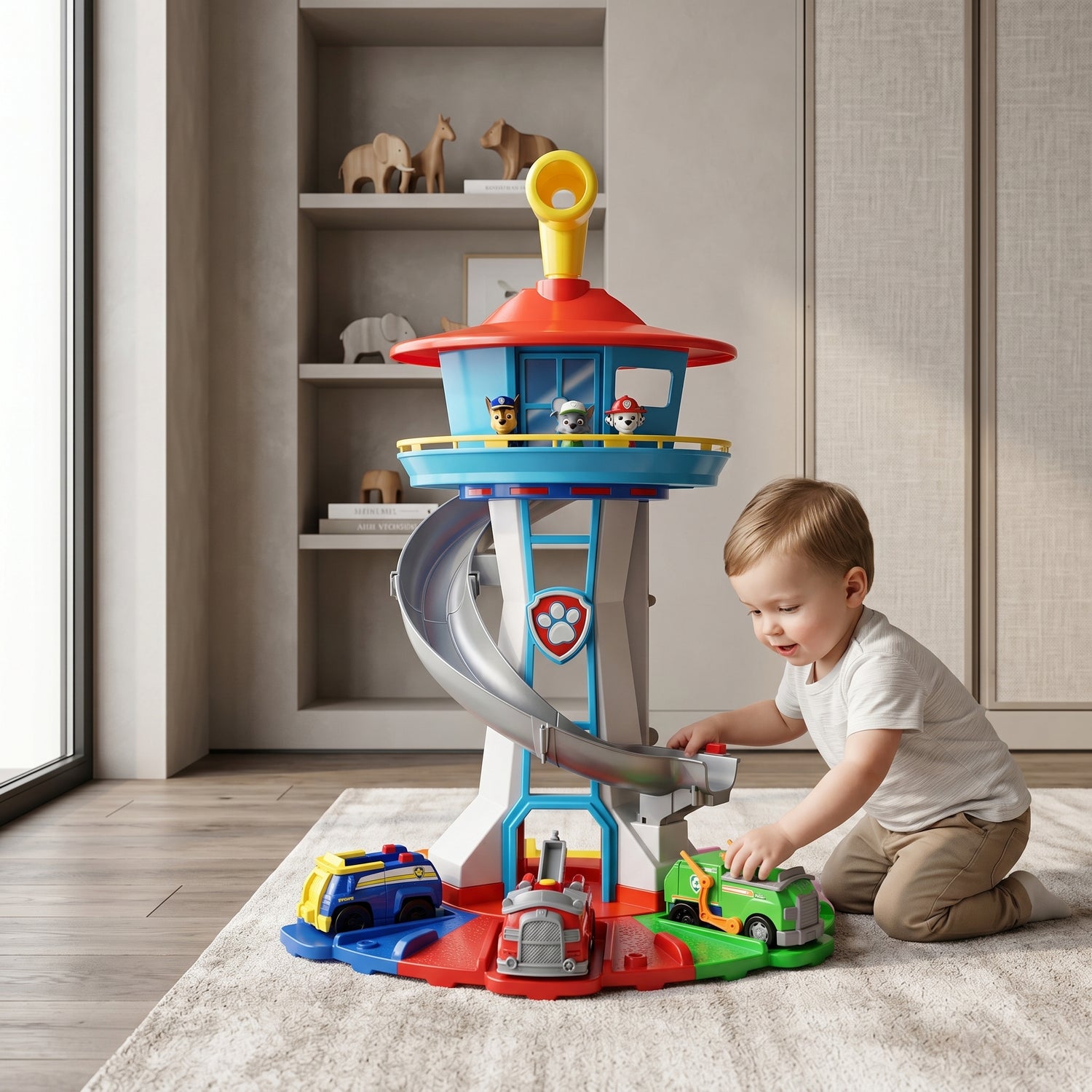 Little Manta Car Slide Track Playset
