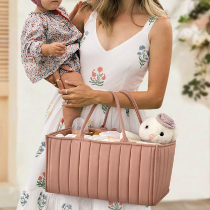 Little Manta Cotton Nappy Caddy Basket
