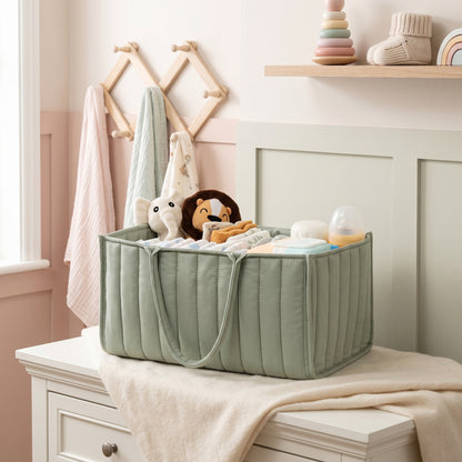 Little Manta Cotton Nappy Caddy Basket