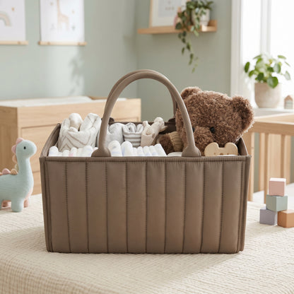 Little Manta Cotton Nappy Caddy Basket