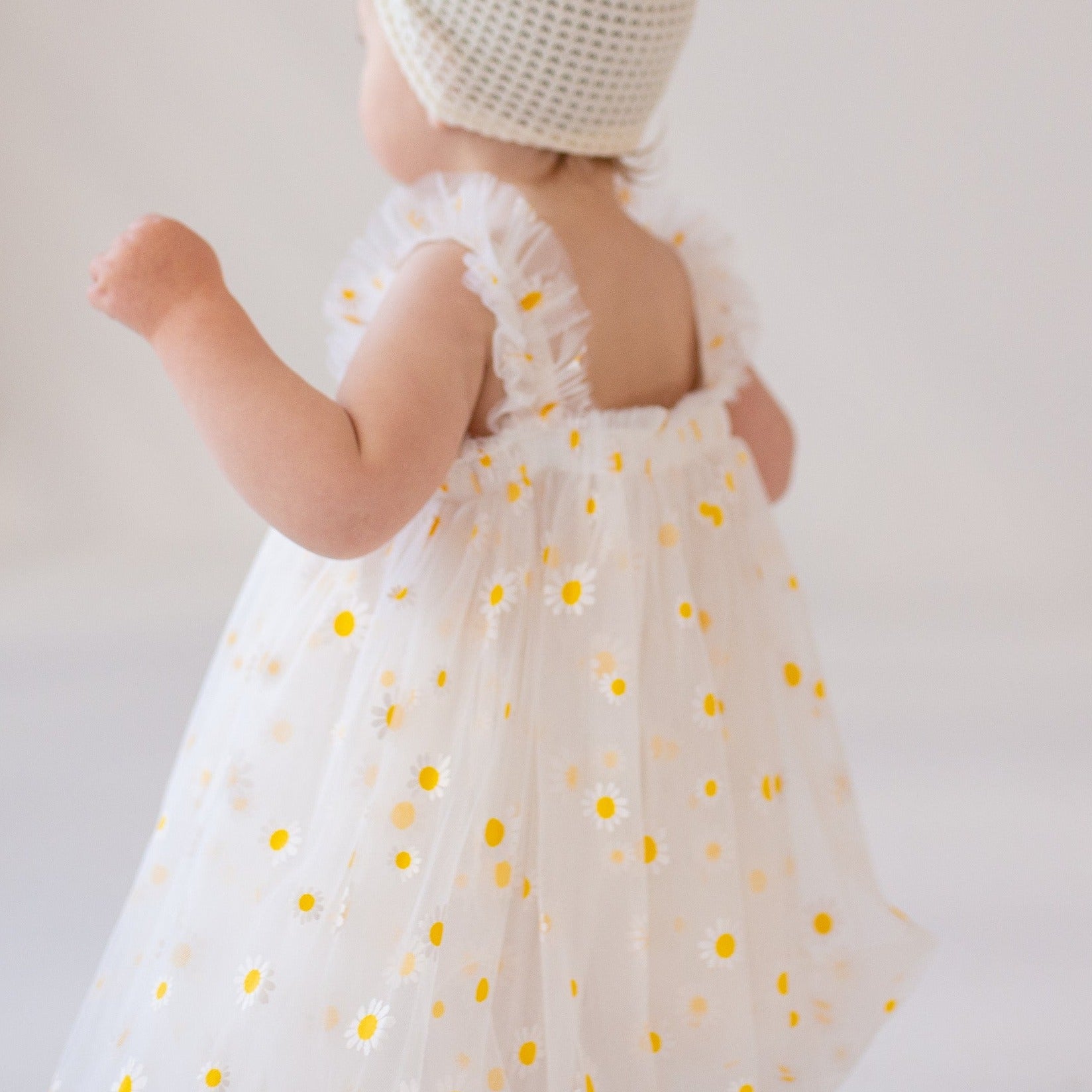 Little Manta Daisy Tulle Dress
