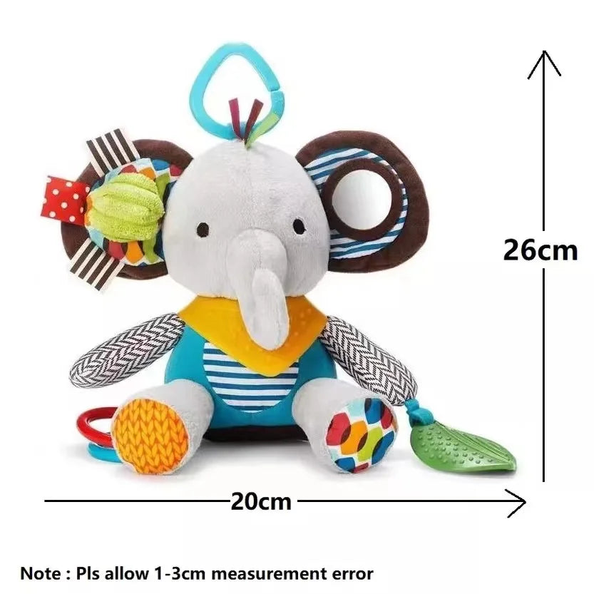 Little Manta Elephant Hanging Rattle Toy