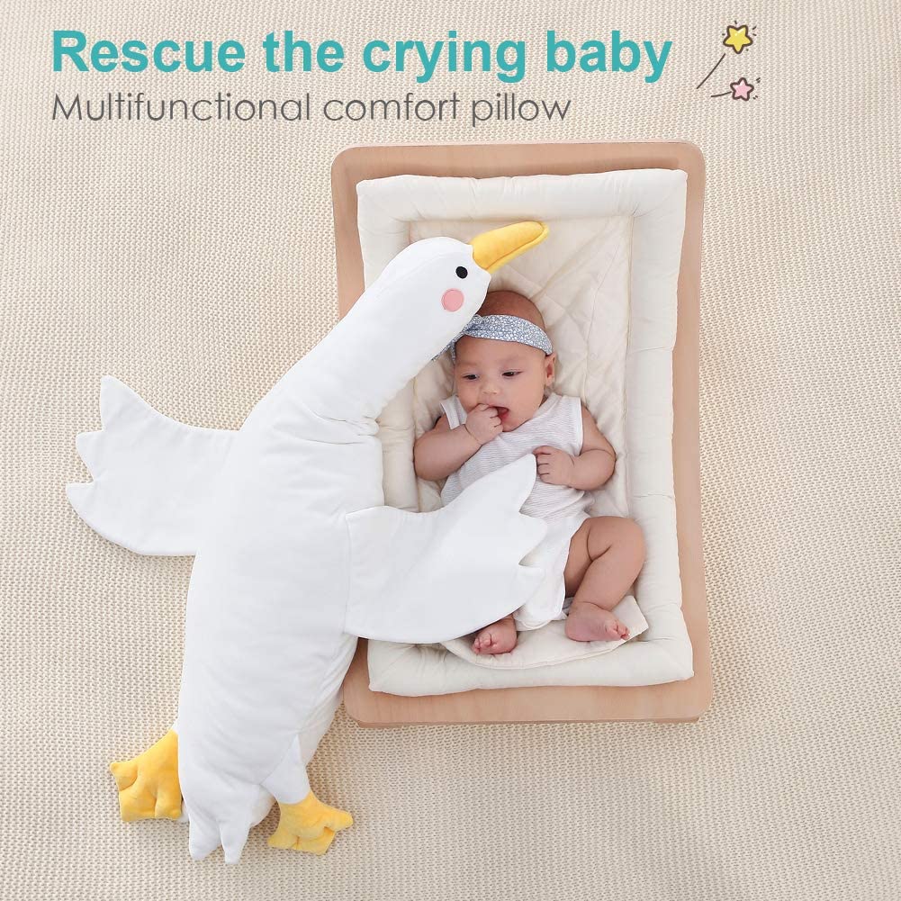 Little Manta Goose Tummy Comfort Pillow