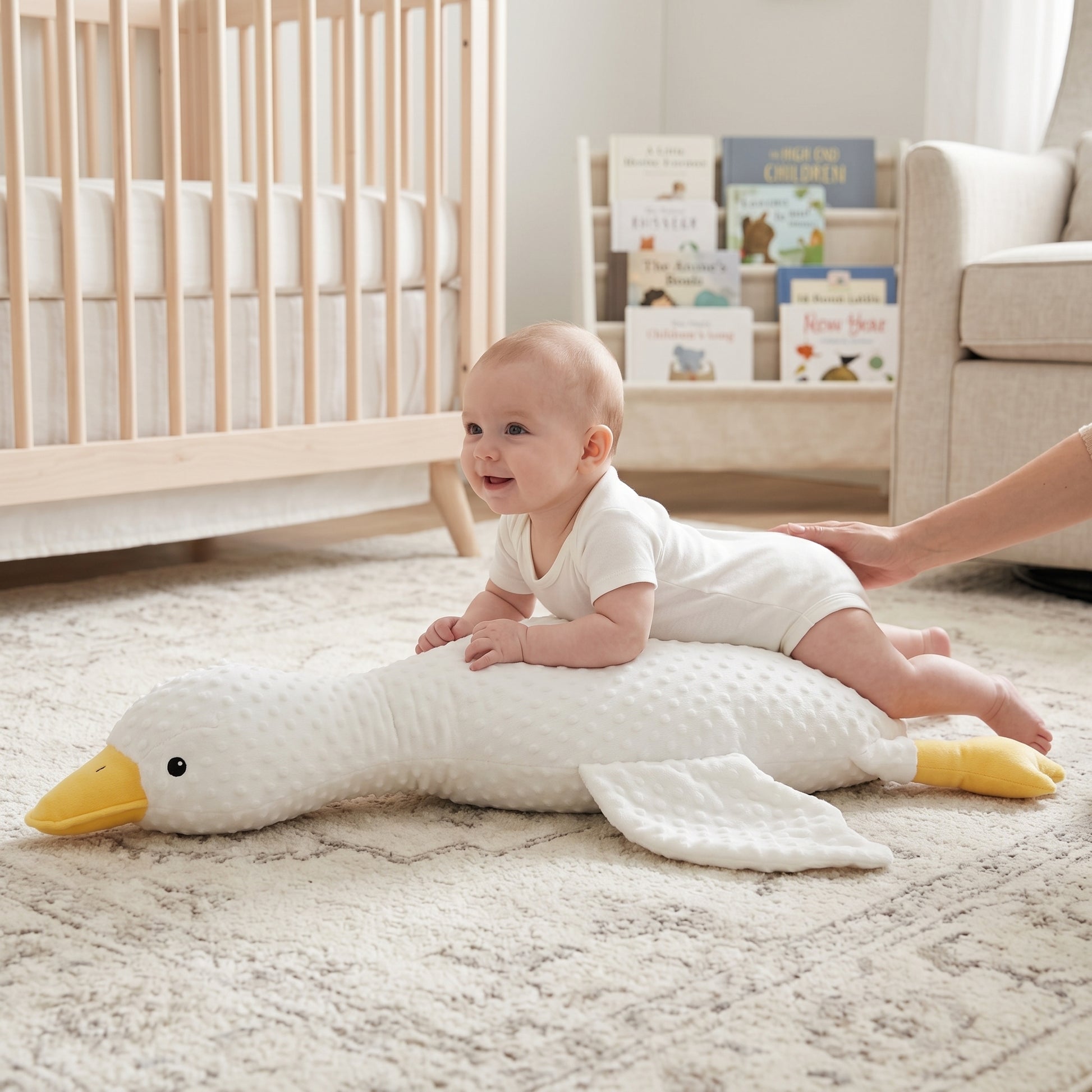 Little Manta Goose Tummy Comfort Pillow