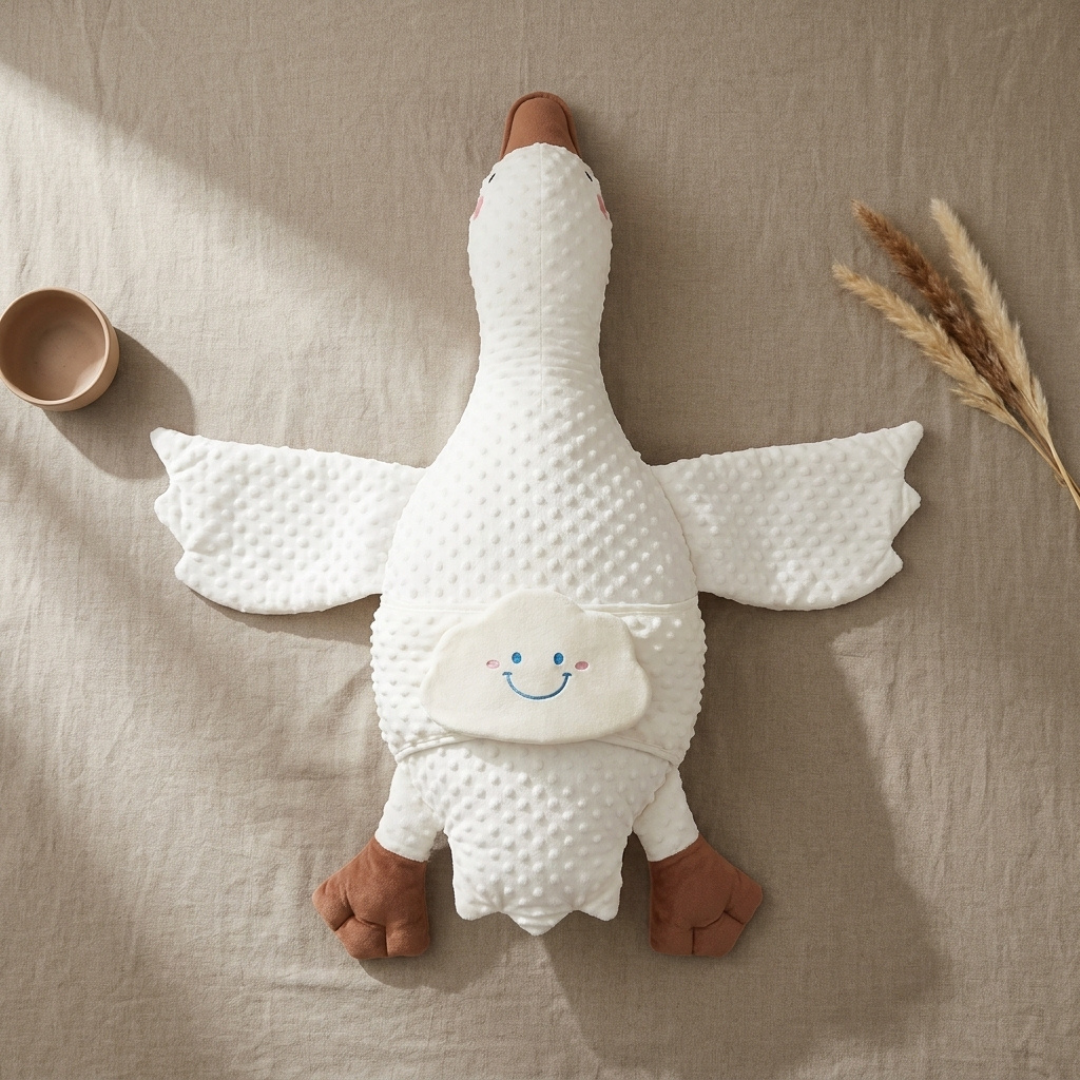 Little Manta Goose Tummy Comfort Pillow