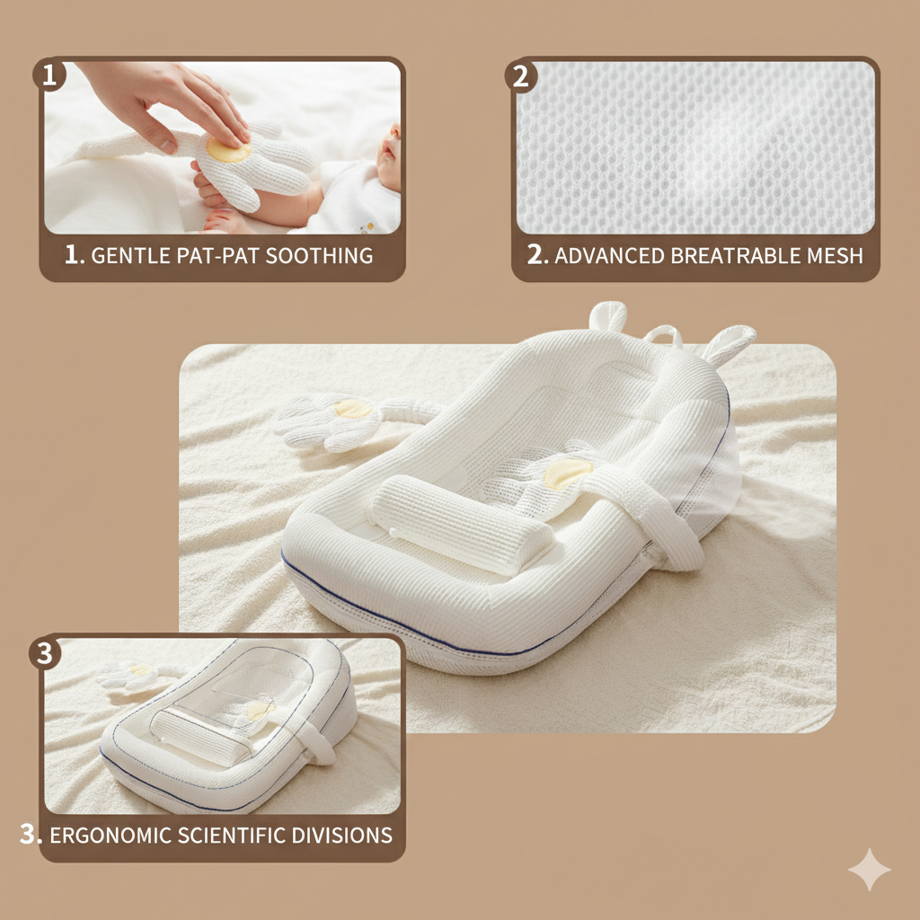 Little Manta Inclined Baby Bed Crib