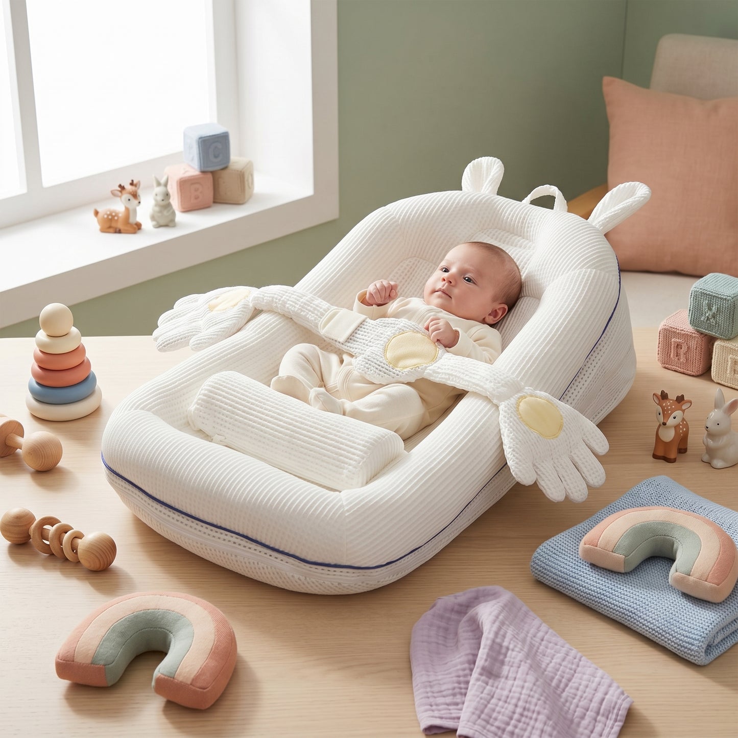 Little Manta Inclined Baby Bed Crib