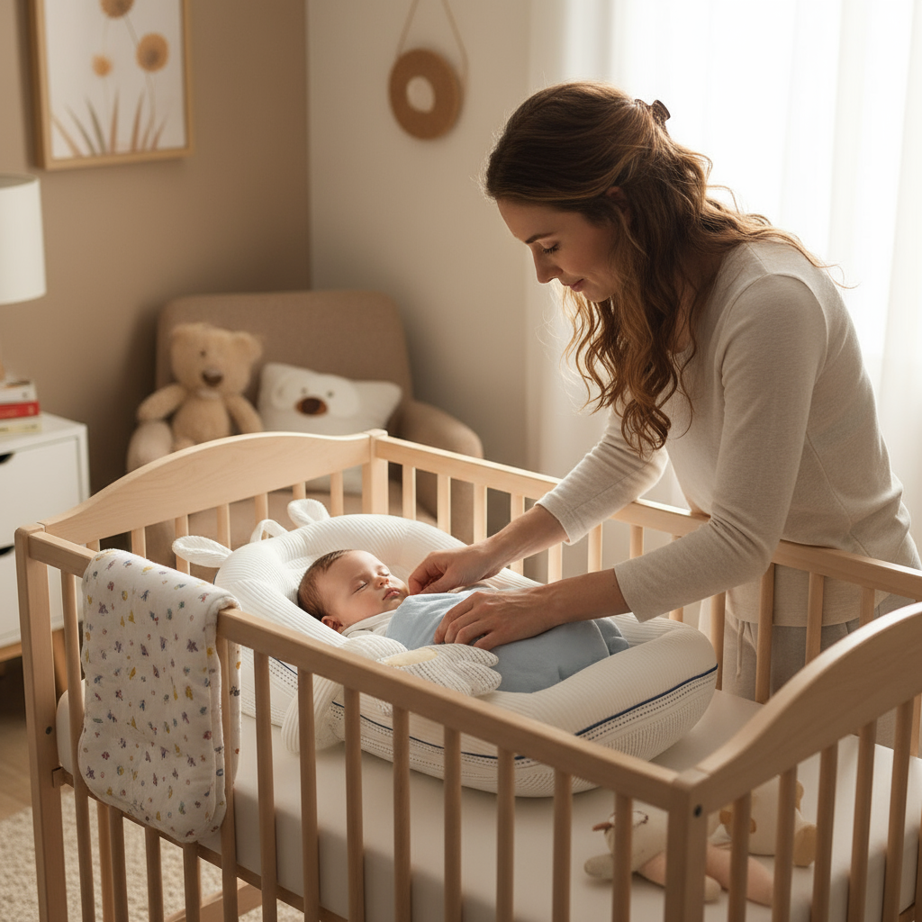 Little Manta Inclined Baby Bed Crib
