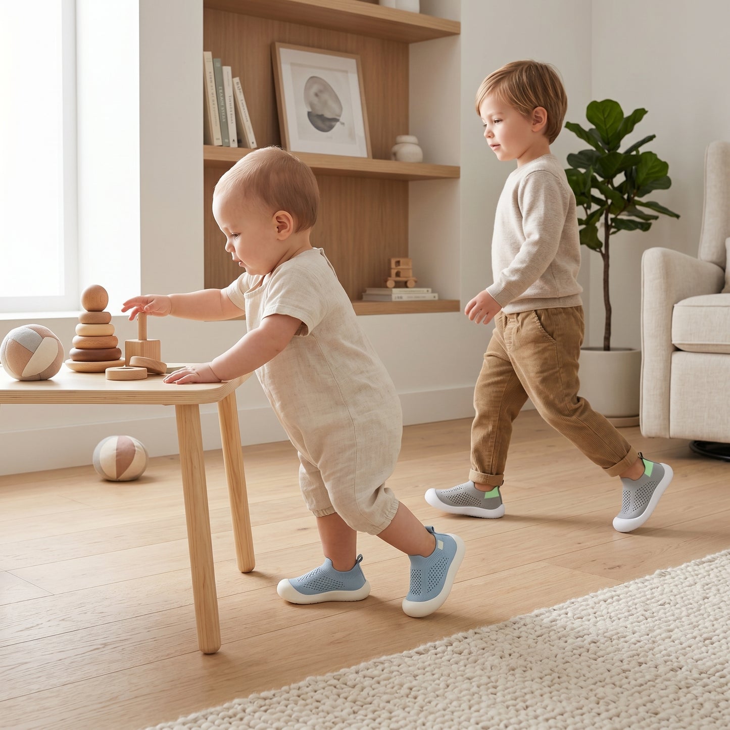 Little Manta Kids Non-Slip Sneakers