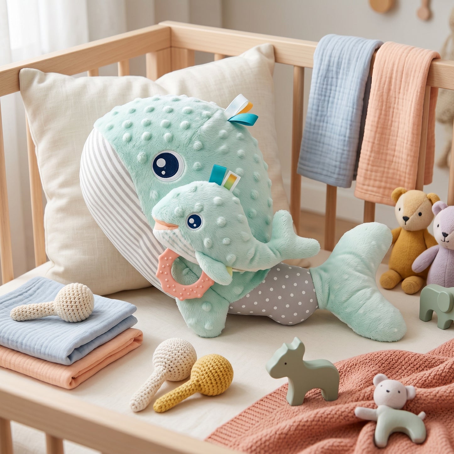 Little Manta Lobster Patting Sleep Toy