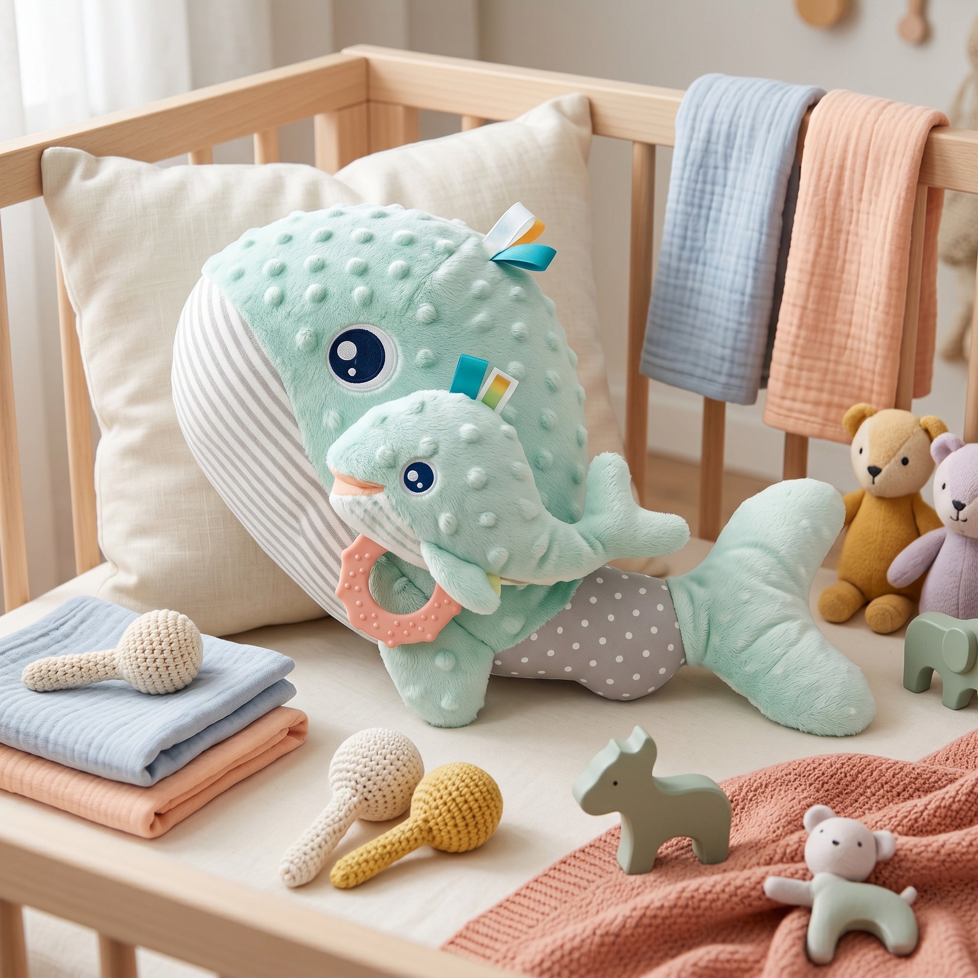 Little Manta Lobster Patting Sleep Toy