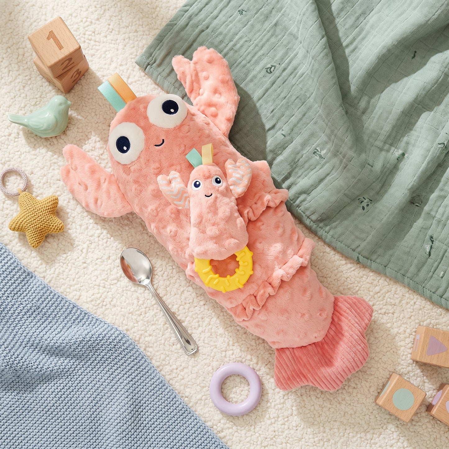 Little Manta Lobster Patting Sleep Toy