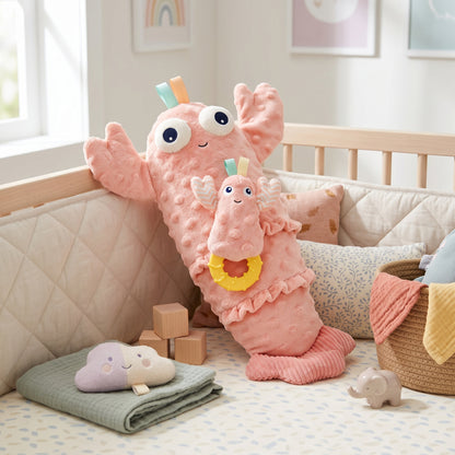 Little Manta Lobster Patting Sleep Toy