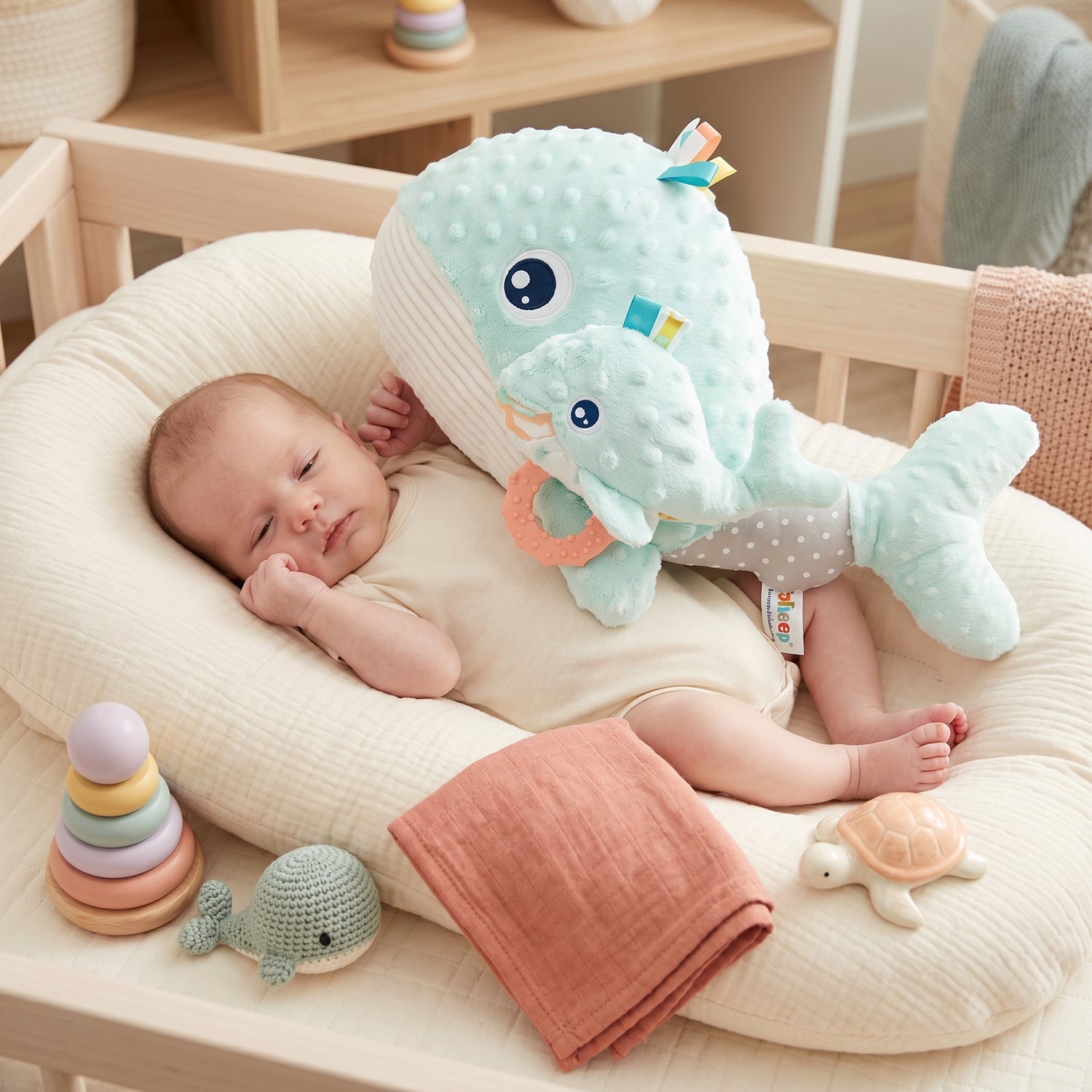 Little Manta Lobster Patting Sleep Toy