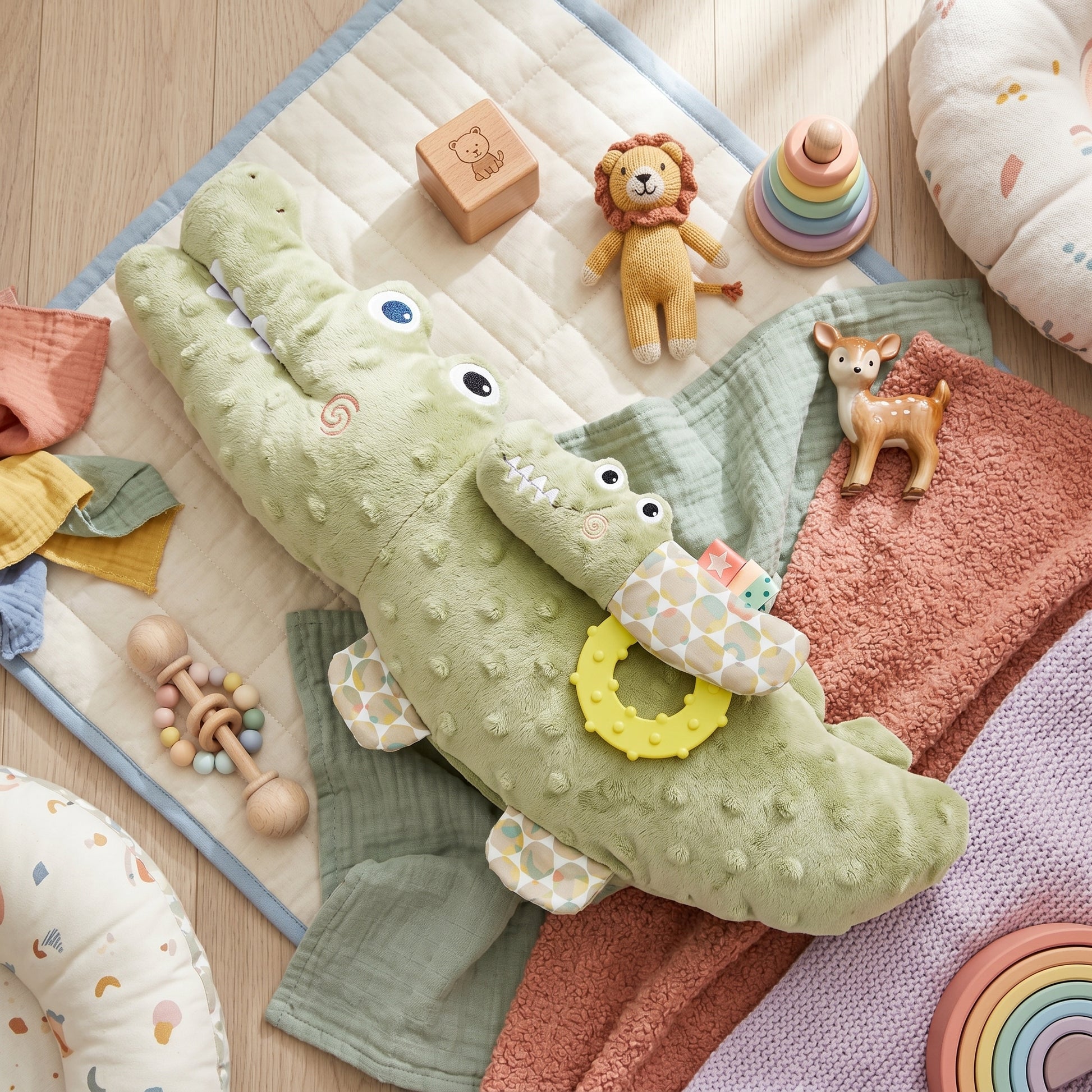 Little Manta Lobster Patting Sleep Toy