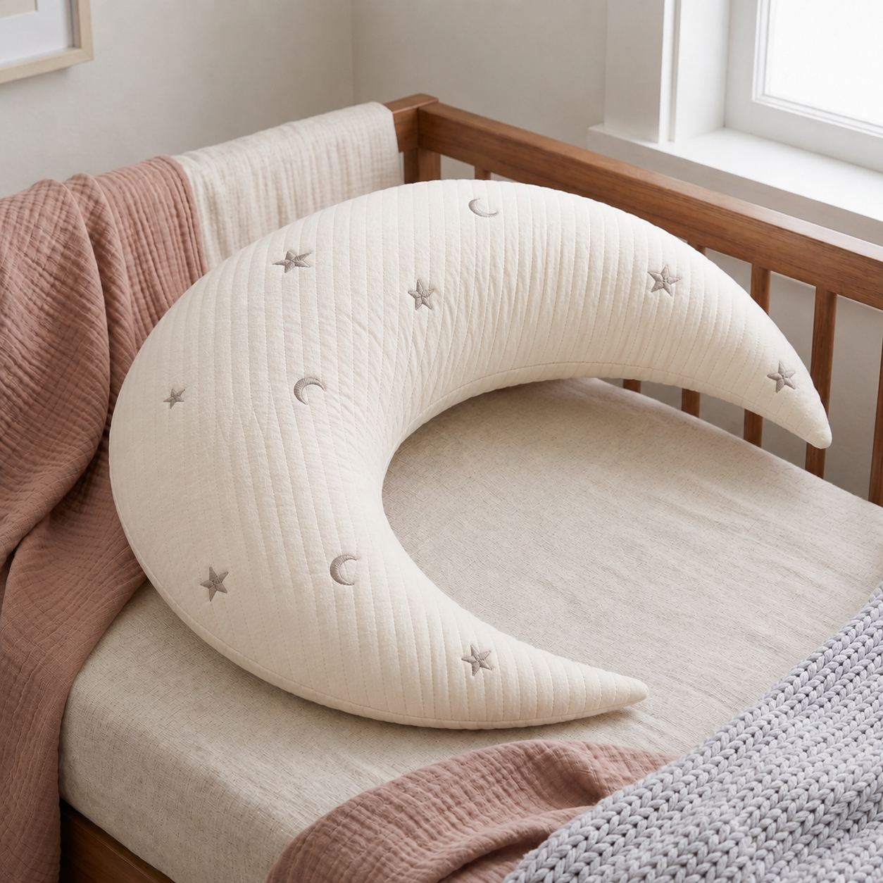 Little Manta Moon Hypoallergenic Pillow