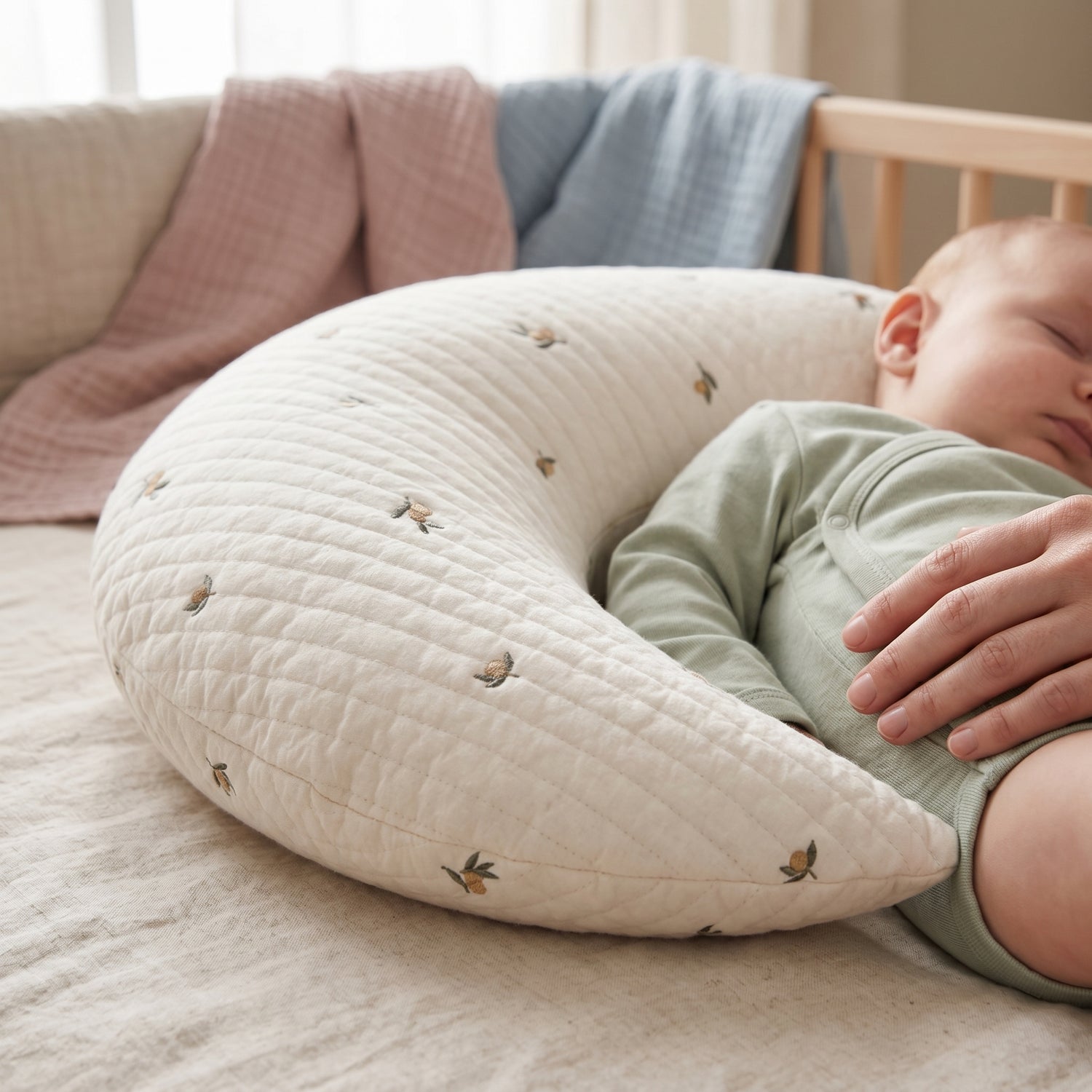 Little Manta Moon Hypoallergenic Pillow