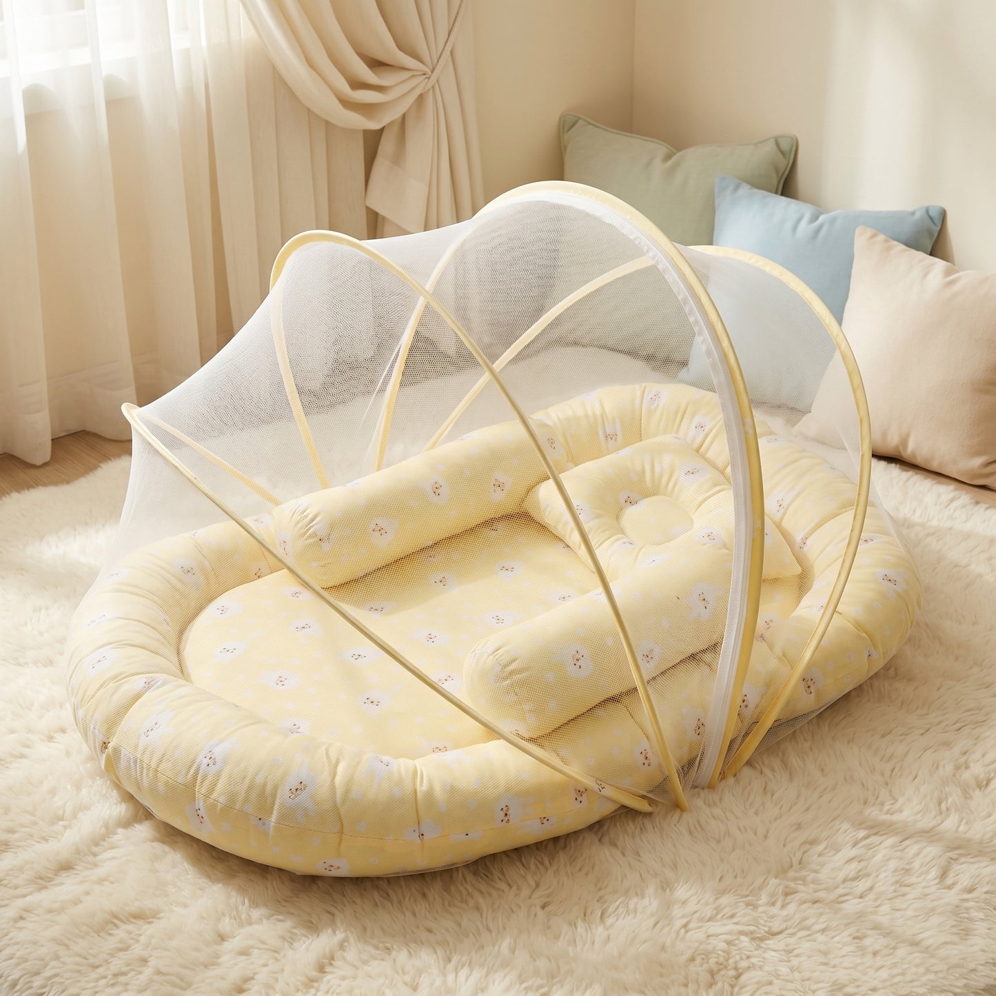 Little Manta Mosquito Net Portable Baby Crib