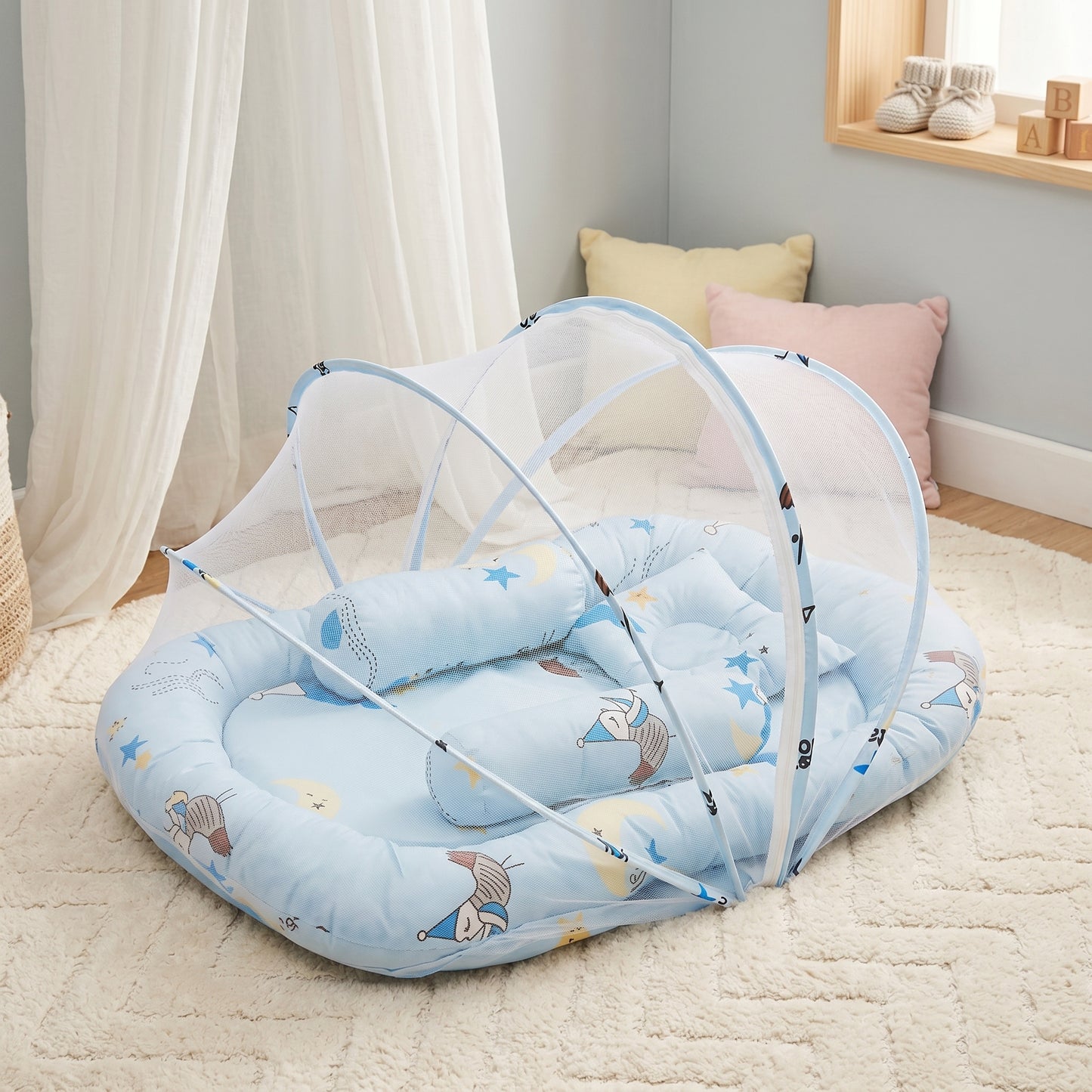 Little Manta Mosquito Net Portable Baby Crib