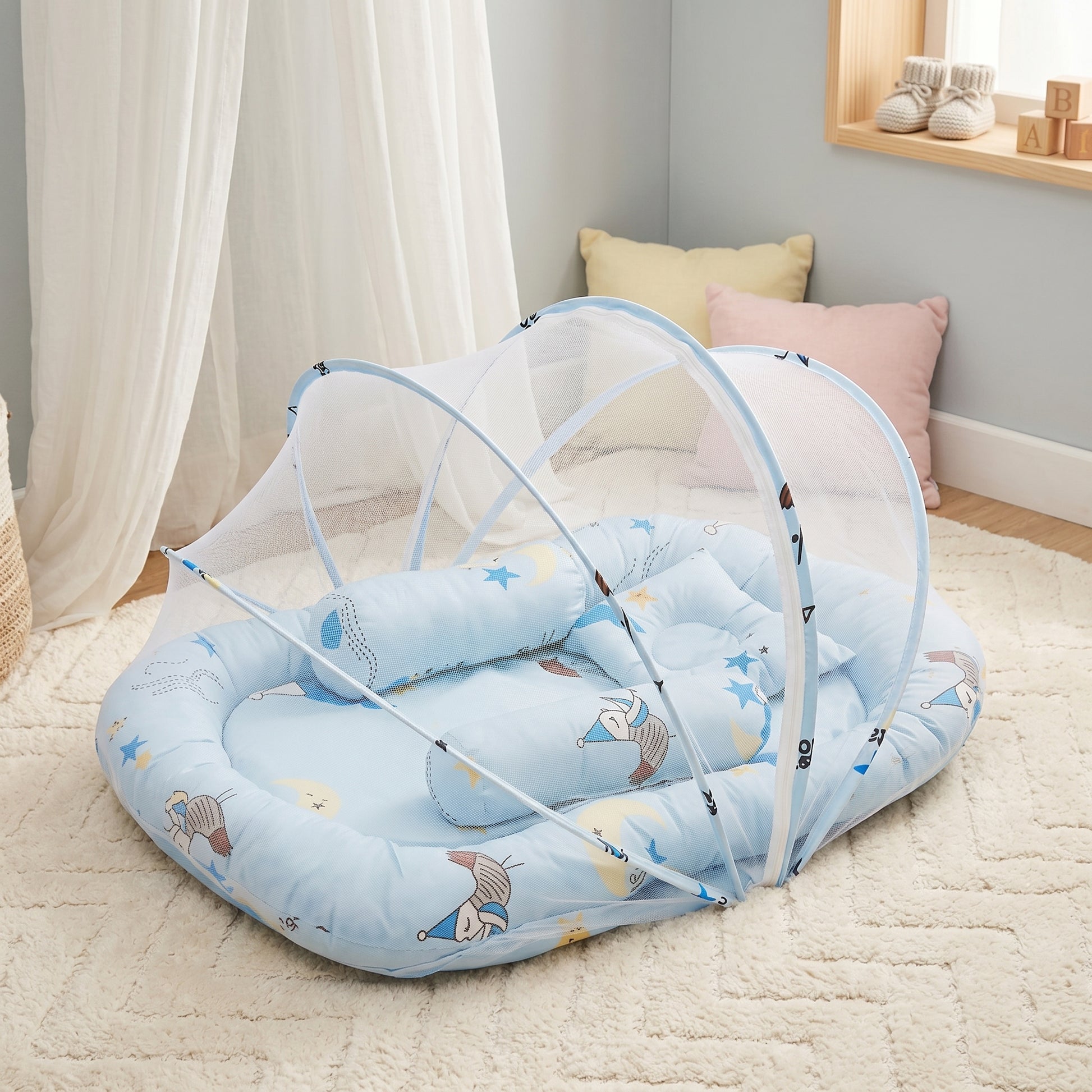 Little Manta Mosquito Net Portable Baby Crib