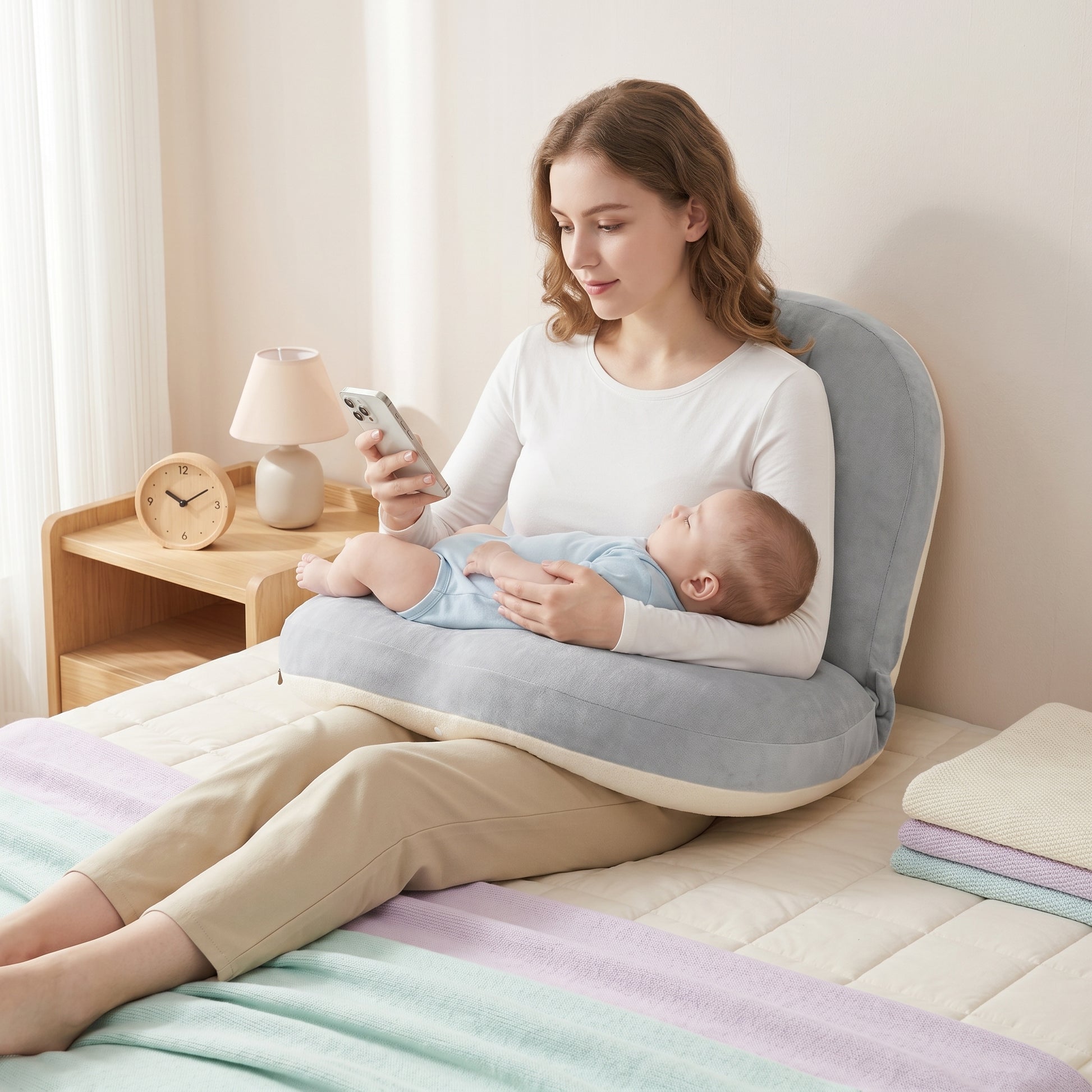 6-in-1 Multifunctional Baby Nursing Pillow
